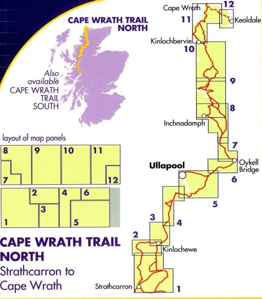 Wandelkaart Cape Wrath Trail North Harvey Maps 9781851375332 wandelkaart-cape-wrath-trail-north-harvey-maps-9781851375332
